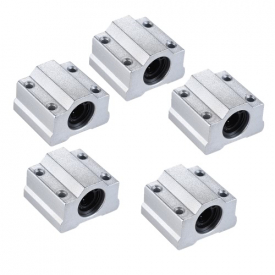 SCS8UU 8mm Linear Motion Ball Bearing Block CNC Router Slide Unit Reprap 3D Printer DIY Kit Parts Accessories