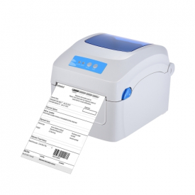 Gprinter GP-1324D Thermal Printer 1D 2D QR Barcode Label Address E-Waybill Printing 8inch Fast Speed 20-118mm Width with External Label Entrance for Express Logistics Warehouse Parcel Post