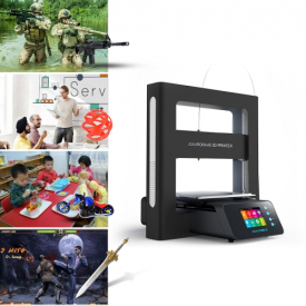 JGAURORA A5 DIY 3D Printer 305 * 305 * 320mm Print Size with Metal Frame 2.8” Color Touch Screen Filament Detection Extreme High Accuracy Supports PLA/ABS/WOOD