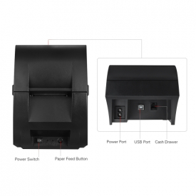 BT Thermal Printer 58mm Restaurant Retail Receipt Ticket POS Printing for IOS Android Windows