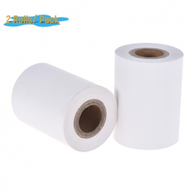 2 Rolls 57mm Thermal Paper 2 1/4″ Thermal Receipt Printer Paper Cash Register Thermal Labels 16M/Roll