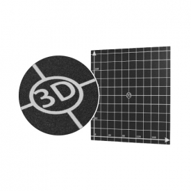 220*220mm Heat Bed Sticker Sheet Hot Bed Platform Build Surface Tape with 1:1 Coordinate for 3D Printer Anet A6/A8