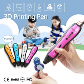 Aibecy 3D Printing Pen LCD Display work with ABS PLA Filament for Kids Art Craft Drawing DIY Gift