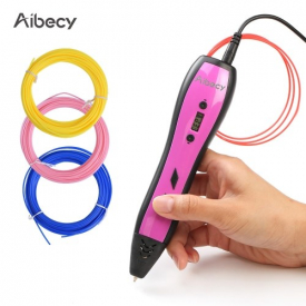 Aibecy 3D Printing Pen LCD Display work with ABS PLA Filament for Kids Art Craft Drawing DIY Gift