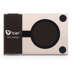 Originial Itian A10 10W Slim Fast Wireless Charger Transmitter Qi Charging Pad for Samsung Galaxy S7 S6 Edge Plus LeTV One Max Pro Xiaomi 5 LG G3 G2 Google Nexus 4 5 6 7 Nokia 920 all Qi-enabled Devices