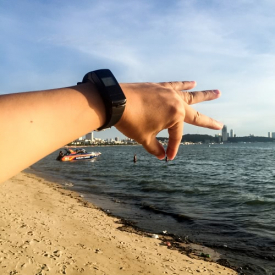 F50 Smart BT Call Sport Watch Wristband Bracelet 0.7″ Non-touch Screen Text Call Reminder Pedometer Sleep Monitoring for iPhone 6 6S 6 Plus 6S Plus 7 7 Plus Samsung S6 S7 edge Android 4.3 iOS 8 or above