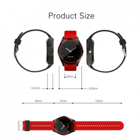 Multi-functional V9 Smart Watch BT Smartwatch 1.22″ Touchscreen IPS Display with Camera Built-in SIM Card & TF Card Slot Wristwatch Pedometer Sleep Monitor