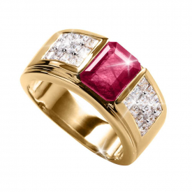 Ruby Inferno Men’s Ring