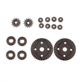 12T 15T 24T 38T Motor Metal Driving Gear Differential Pinion Main Gear Combo Set for WLtoys 1/18 A949 RC Off-road Buggy Monster Truck Car