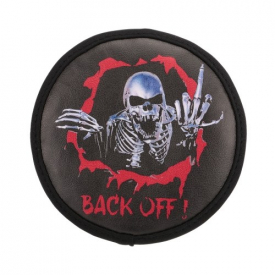 Leather Spare Tire Cover Skeleton Pattern for 1/10 HSP Redcat Traxxas Axial SCX10 RC4WD D90 CC01 RC Car