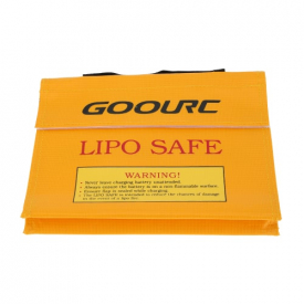 GoolRC 21.5 * 16.5 * 4.5cm Golden High Quality Glass Fiber RC LiPo Battery Safety Bag Safe Guard Charge Sack