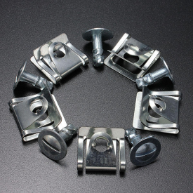 5 Pair Engine Undertray Clips Shield Bottom Cover Fastener Metal Rover