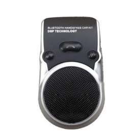 Car Solar Wireless BT Handsfree Speakerphone with Car Charger