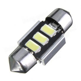 31MM Festoon 5630 Chip LED White Dome Interior Light License Plate Light Bulb