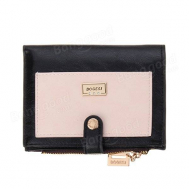 Women Short Wallet Girls Candy Color Purse Hasp Card Holder Coin Bags