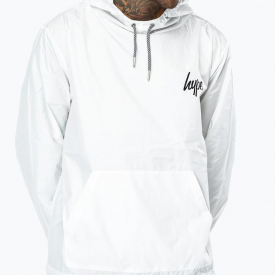 Hype White Crest Mens Fishtail Jacket | Size Medium