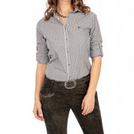 Traditional leahter trousers HEDY antique smoke