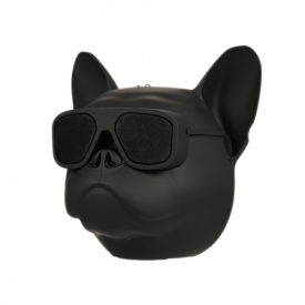 Unique Design Personalized Wireless Bulldog Speaker Perfect Sound Stylish Decoration BT Stereo-speaker with Hang Rope USB Disk Portable Power