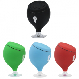Portable IPX6 Waterproof BT  Speaker With Suction Cup