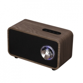 Multifunctional Portable Wooden Wireless BT Speaker
