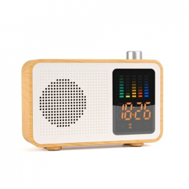 M20 Portable Wireless BT Wooden Speaker