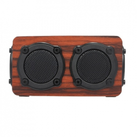 Portable Wooden Wireless Bluetooth 4.2 Speaker