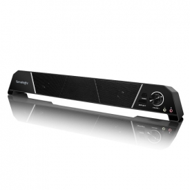 Smalody USB Powered Speakers Soundbar with Microphone