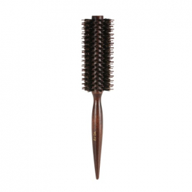 1pc Round Comb Bristle Hair Brush Comb Quiff Roller Curling Rolling Brush DIY Hairdressing Tool With Wood Handle