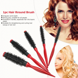 15mm Hair Round Brush Quiff Roller Comb for DIY Hairstyle Salon Hairdressing Round Hairbrush Nylon Comb