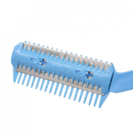 Hair Razor Comb Scissor Double-ended Hair Comb Hairdressing Trimmers Hair Shaving Blades Hair Cutting Thinning DIY Styling Tool Random Color