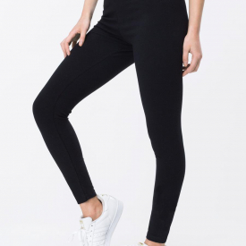 Hype Black Taped Womens Leggings | Size 16
