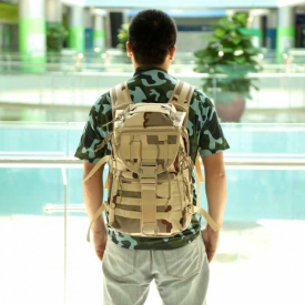 Men Women Water Resistant Outdoor Camping Hiking Military Tactical Backpack