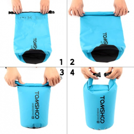 TOMSHOO 10L / 20L Outdoor Water-Resistant Dry Bag Sack Storage Bag