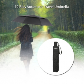 TOMSHOO Windproof Double Canopy Automatic Umbrella