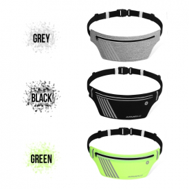 Ultralight Running Belt Fitness Workout Reflective Waist Fanny Pack for Men Women 55g