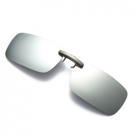 UV400 Rimless Polarized Sunglasses Clip