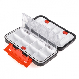 16 Compartments Fishing Bait Compartments Plastic Fishing Bait Case Double Layer Lure Box Fishing Bait Storage Box Fishing Bait Holder Containers Fishing Tackle Accessory