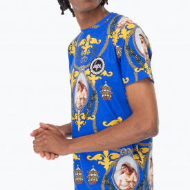 Hype Her Mary Men’s Blue T-Shirt | Size X-Large