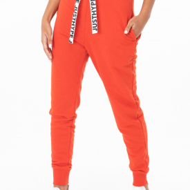 Hype Red Drawstring Bag Women’s Joggers | Size 12