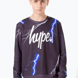 Hype Lightning Kids Crew Neck | Size 14Y