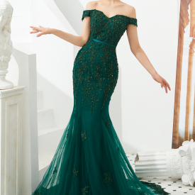 Chicloth Elegant Elegant Red Ball Gown Prom Dress