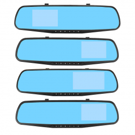 3.5/4.3″ Car DVR HD 1080P Dual Lens Rearview Dash Cam LCD Recorder Rear Camera