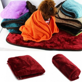 Soft Warm Pet Dog Cat Fleece Blanket Puppy Bed Mat