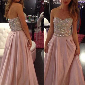 D Chicloth Aline Chiffon Cute Long Prom Dresses Cheap