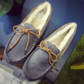 Plush Lining Soft Loafers