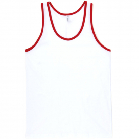 American Apparel Mens Fine Jersey 100% Cotton Contrast Tank Top L – Chest 42-44′ (106.7-111.8cm)