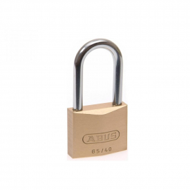 Abus 65/40 HB63 Brass Padlock Long Shackle Keyed Alike 406