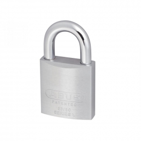 Abus 83/50 50mm Chrome Plated Brass Padlock Carded