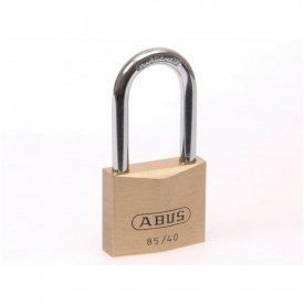 Abus 85/40 HB63 Brass Padlock Long Shackle Carded
