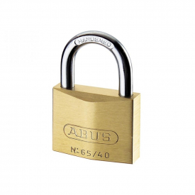 Abus 65/50 Brass Padlock Carded